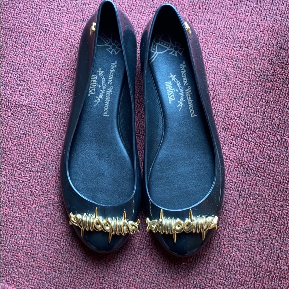 VIVIENNE WESTWOOD X MELISSA BARBED WIRE JELLY FLAT